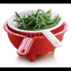 Tupperware double colander
